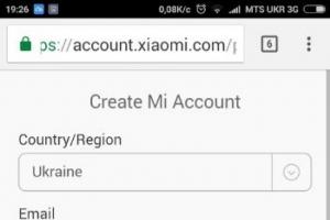 Registrering och radering av Mi-konto Varför telefonen redmi 4 aktiverar 2 sim-kort